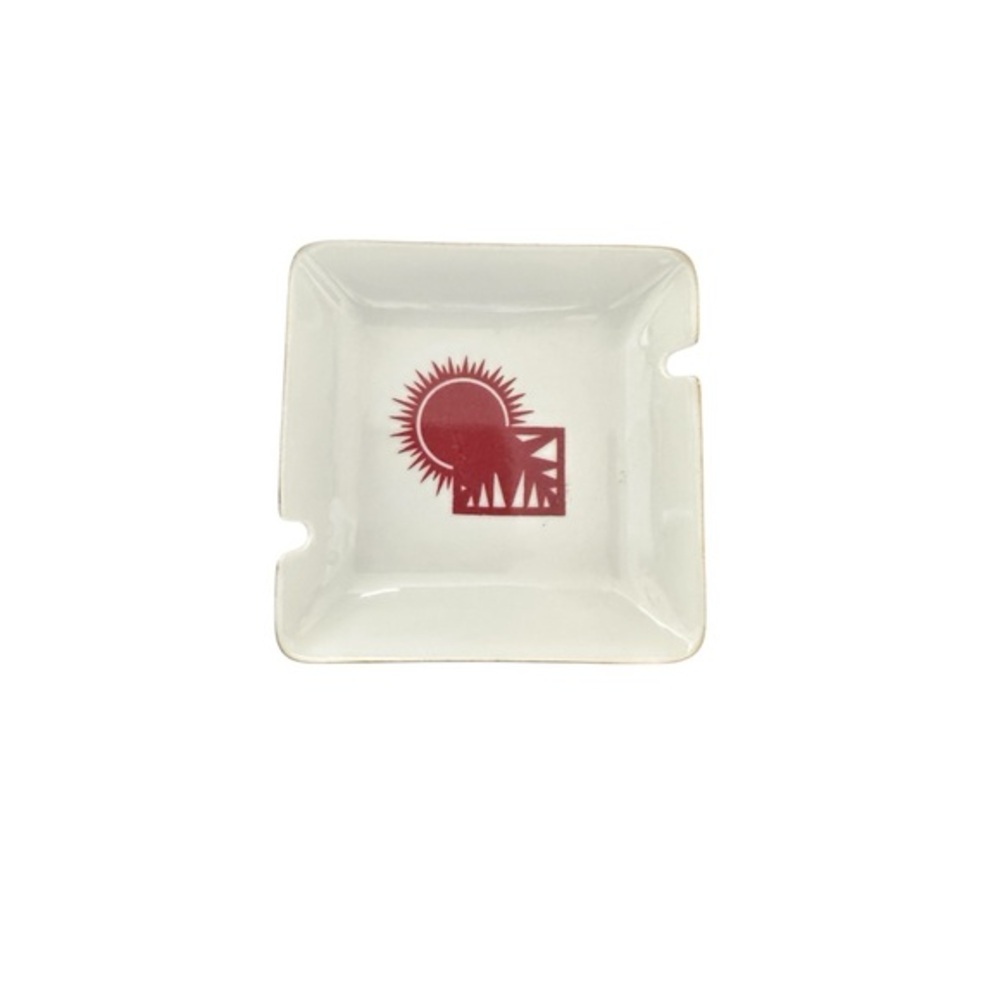 VTG Ashtray The Empire Line MCM 4”Porcelain. Harold Schoenberger Los Angeles, CA
